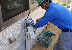 ガスメーター取付工事