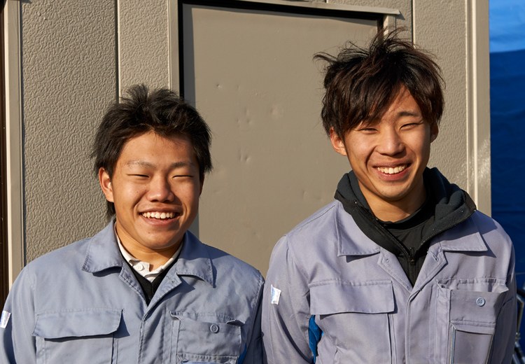 (左)高原 辰之介　(右)山﨑 達哉