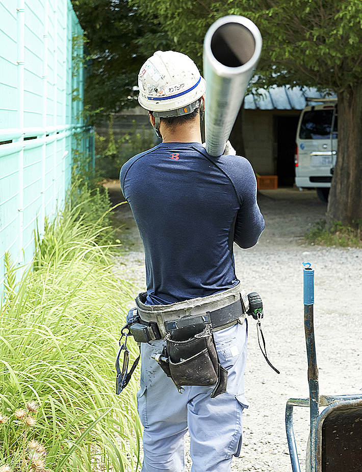 綿谷征明さん③(泉鋼管工事)